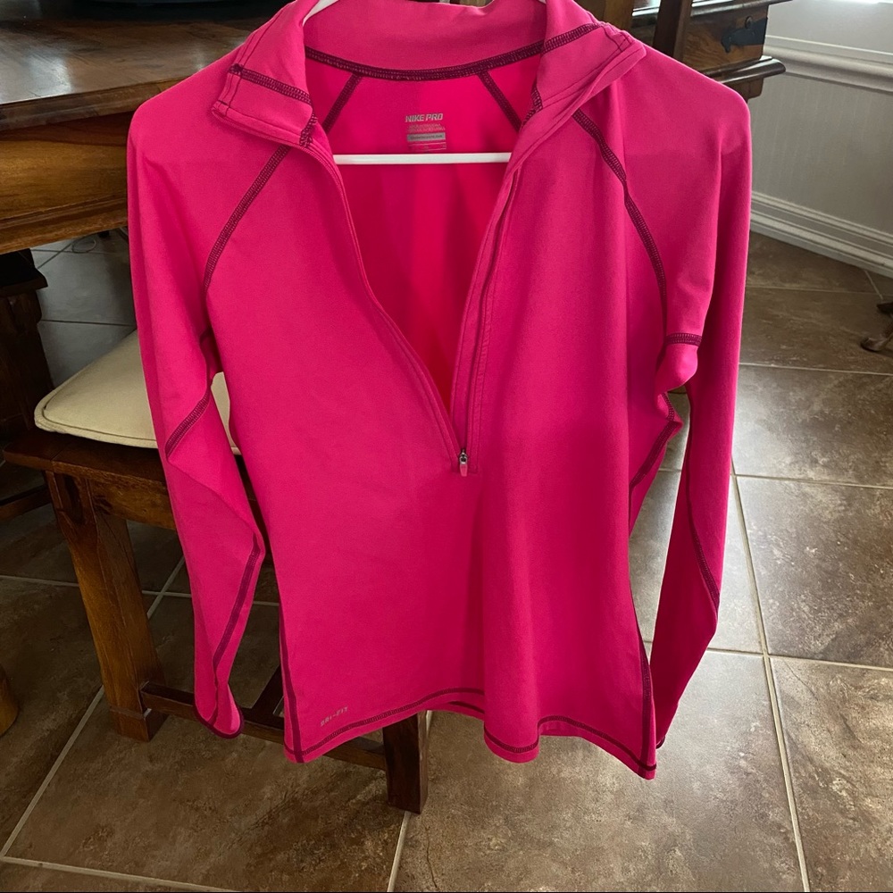 Golf Nike Pro pink long sleeve size M